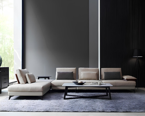 Design Sofa Ecksofa Couch Polster Eckgarnitur Couchen Leder Wohnlandschaft Neu