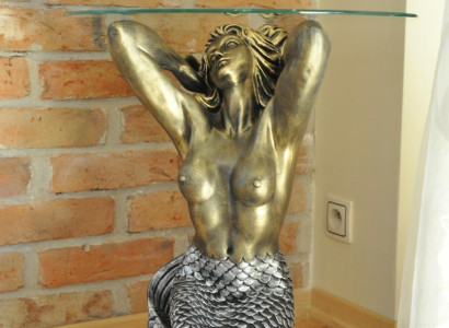 Design Medusa Couchtisch Glastisch Tisch Beistell Tische Couch Klassisch 56cm