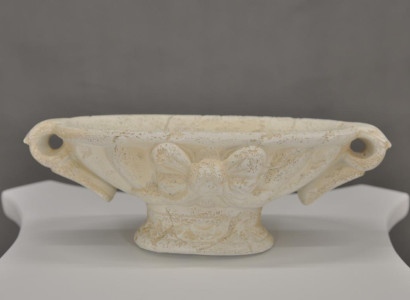 Design Schale Schalen Vasen Dekovase Vase mit Griffen 13cm Dekoration Raum Deko