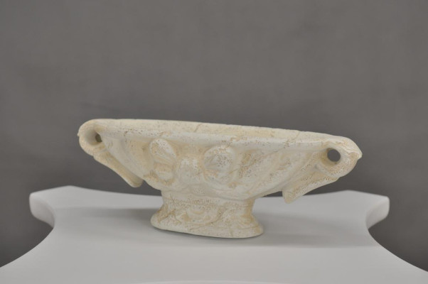 Design Schale Schalen Vasen Dekovase Vase mit Griffen 13cm Dekoration Raum Deko