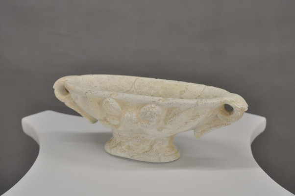 Design Schale Schalen Vasen Dekovase Vase mit Griffen 13cm Dekoration Raum Deko