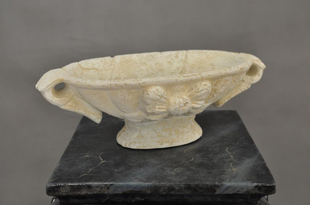 Design Schale Schalen Vasen Dekovase Vase mit Griffen 13cm Dekoration Raum Deko