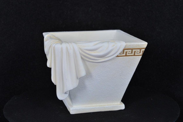 Design Vasen Vase Dekoration Deko XXL Vase mit Schärpe 27,5 cm Pokal Medusa Neu