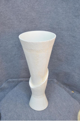 design Vase Kelch XXL Vasen Blumen Dekoration Deko Antik Stil Raum Boden 65cm
