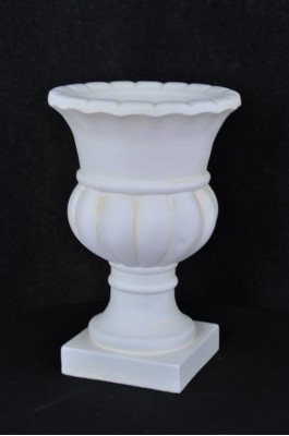 design Vase Kelch XXL Vasen Blumen Dekoration Deko Antik Stil Raum Pokal  44cm