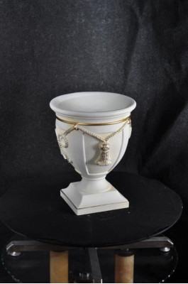 design Vase Kelch XXL Vasen Blumen Dekoration Deko Antik Stil Raum Pokal  0861