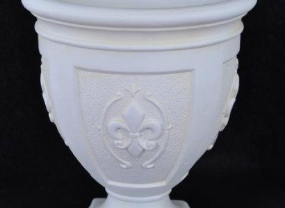 design Vase Kelch XXL Vasen Blumen Dekoration Deko Antik Stil Raum Pokal  0865