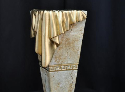 XXL Big Vase Design Medusa Antik Stil Blumen Vasen Pokal Deko Dekoration 0866