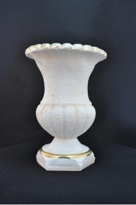 XXL Deko Vase Blumen Design Boden Dekoration Topf Antik Stil Raum Vasen 40cm Neu