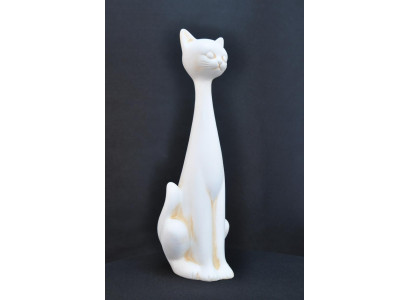 42cm XXL Design Katze Dekoration Figur Skulptur Acryl Deko Statue Figuren 52cm