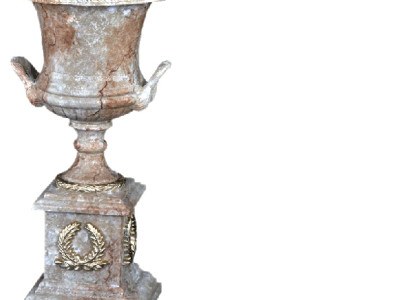 XXL Vase Tisch Dekoration Deko Vasen Antik Stil Skulptur Figur Kelch Rom 0870