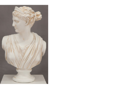 Design Helena Troja Büste Figur  Statue Skulptur Skulpturen Figuren Deko 52cm