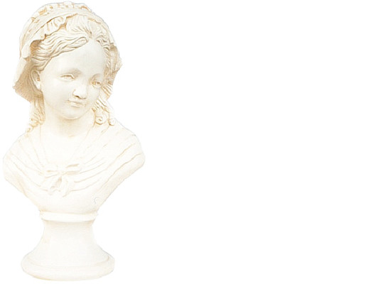 Design Mädchen im Löffel - Büste Figur  Statue Skulptur Skulpturen Deco  2036