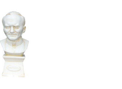 Design Johannes Paul II Büste Figur Statue Skulptur Skulpturen Dekoration Neu