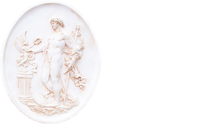 Design Wand Adam Bild Relief Antike Kunst Dekoration Statue Skulpturen Figuren