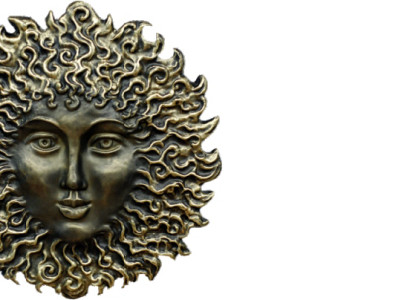 Design Medusa Wand Relief Bild Rosette Statue Skulptur Skulpturen Figuren 2660