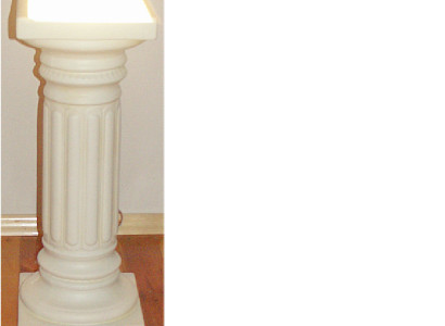 Design Leuchten Leuchte Lampe Spalten Lampenschirm Dekolampe Beleuchtung  6835