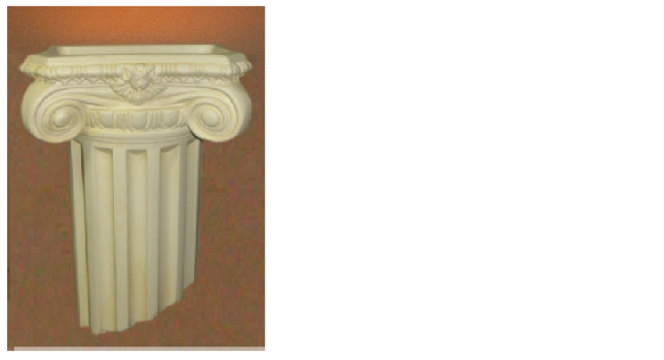 Design Leuchten Leuchte Lampe Wandleuchte Spalte Dekolampe Beleuchtung Säule