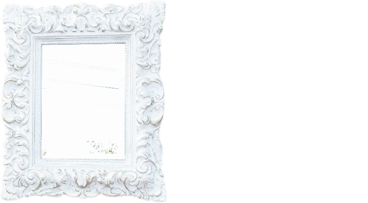 Design Rechteckiger Spiegel Deko Spiegel Wand Antik Still  Dekoration 6603 Neu