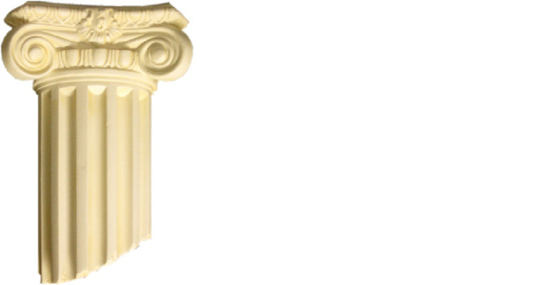 Design Stucksäule Säulen Säule Figur Skulptur Figuren Wandsäule Dekoration 6354