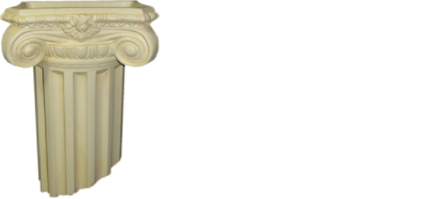 Design Stucksäule Spalten Figur Skulptur Figuren Wandsäule Dekoration 6353 Neu