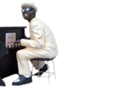 Design Ray Charles Figur Statue Skulptur Figuren Skulpturen Dekoration Deko 4004