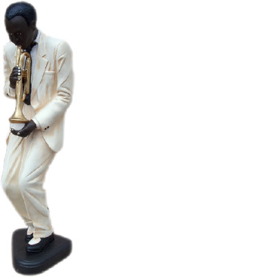 Design US Jazz Musik Figur Statue Skulptur Figuren Skulpturen Dekoration Deko