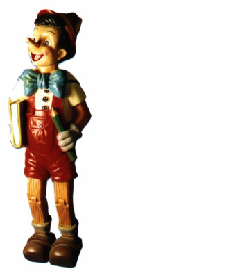 Design pinocchioFigur Statue Skulptur Figuren Skulpturen Dekoration Deko 5643