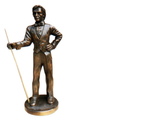 Design Pool Snooker Billard Figur Statue Skulptur Figuren Skulpturen Dekoration