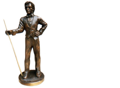 Design Pool Snooker Billard Figur Statue Skulptur Figuren Skulpturen Dekoration
