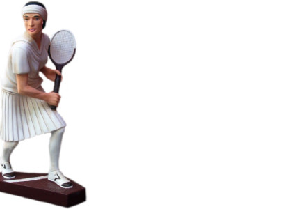 Design Tennis Sport Figur Statue Skulptur Figuren Skulpturen Dekoration 7681 Neu