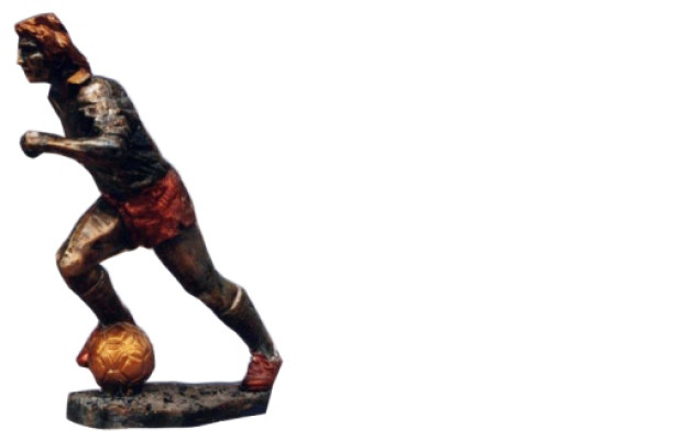 Design Fußball Figur Statue Skulptur Figuren Skulpturen Dekoration Deko 7683 Neu