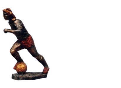 Design Fußball Figur Statue Skulptur Figuren Skulpturen Dekoration Deko 7683 Neu