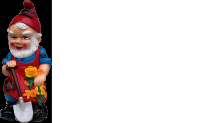 Zwerg Gärtner mit Schaufel  Figur Statue Skulptur Figuren Skulpturen Deko 8823