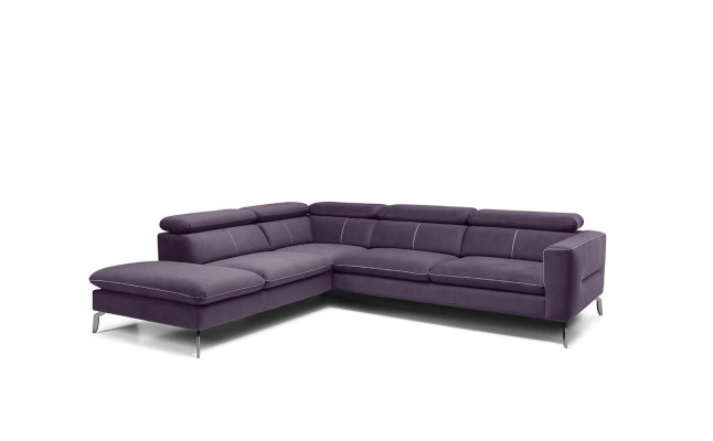 Ecksofa L-Form Sofa Wohnlandschaft Garnitur Polster Couch Design Modern Stoff