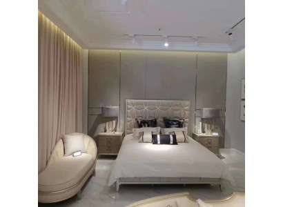 Schlafzimmer Bett 2x Nachttisch Liege Schlafzimmer Set Design Modern Luxus 4tlg