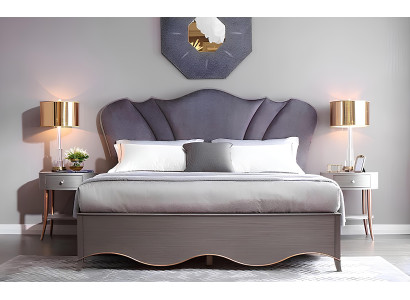 Bett 2x Nachttisch 3tlg. Schlafzimmer Set Betten neu Luxus Klassische Möbel Neu