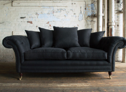 Design Polster Sofa 3 Sitzer Couch Luxus Klassische Textil Sofas Chesterfield