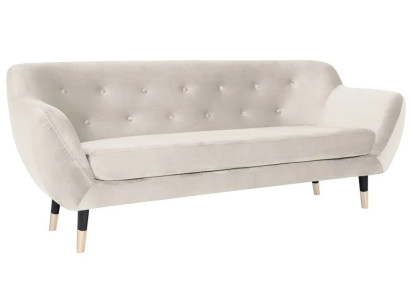Beige Stoff Wohnzimmer Design Couchen Polster Sofa Sofas Chesterfield Dreisitzer
