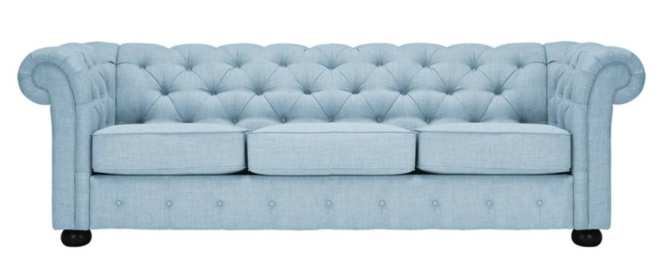 Beige Chesterfield Wohnzimmer Modern Design Couchen Sofa Samt Möbel Stoff Neu