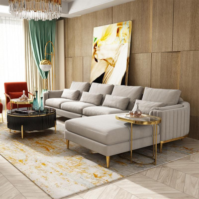 Ecksofa L Form Stoff Couch Wohnlandschaft Garnitur Design Modern Sofa Sofas Neu