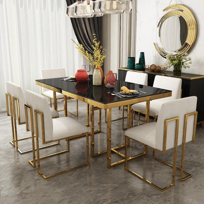 Esszimmer Set Garnitur Esstisch 6x Stuhl Garnituren Tisch Gruppe 7tlg. Komplett