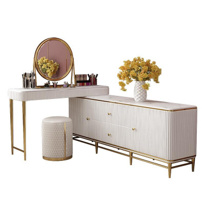 Schminktisch Spiegel Luxus Konsole Kommode Schlafzimmer Tische Tisch Kommoden