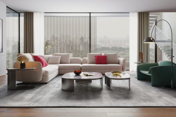 Couchtisch Design Italien Möbel Tisch Wohnzimmer Tische Moderne Möbel Edelstahl