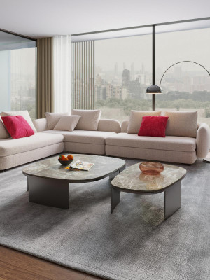 Couchtisch Design Italien Möbel Tisch Wohnzimmer Tische Moderne Möbel Edelstahl