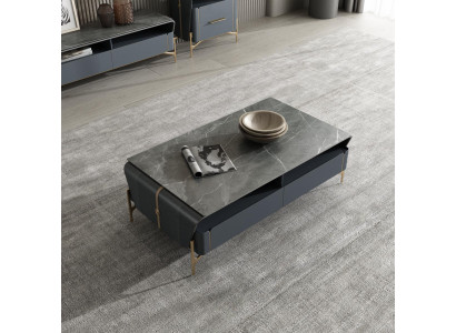 Couchtisch Tisch Luxus Design Tische Kaffee Beistelltische Wohnzimmer Stein Neu