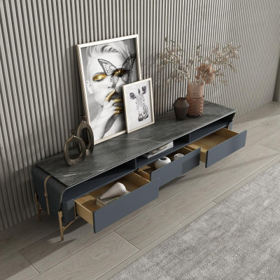 Couchtisch Tisch Luxus Design Tische Kaffee Beistelltische Wohnzimmer Stein Neu