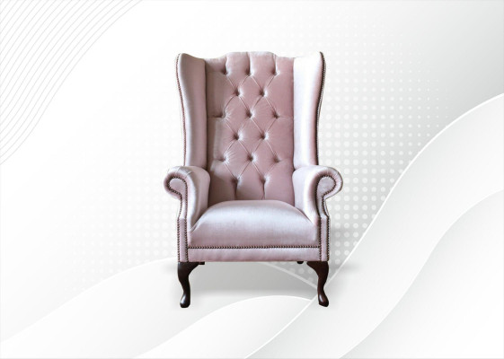 Altrosa Chesterfield Sessel Club Lounge Möbel Samt Hochwertige Designer Möbel