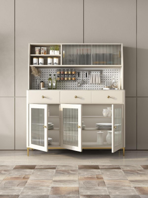Anrichte Vitrine Kommode Schrank Design Hochglanz Möbel Italienischer Stil Luxus