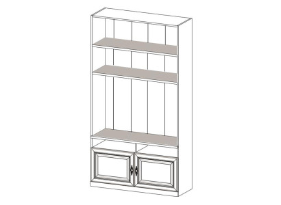 Amerkanische Stil System Möbel Wohnzimmer Büro Einrichtung Vitrine Regale Neu
